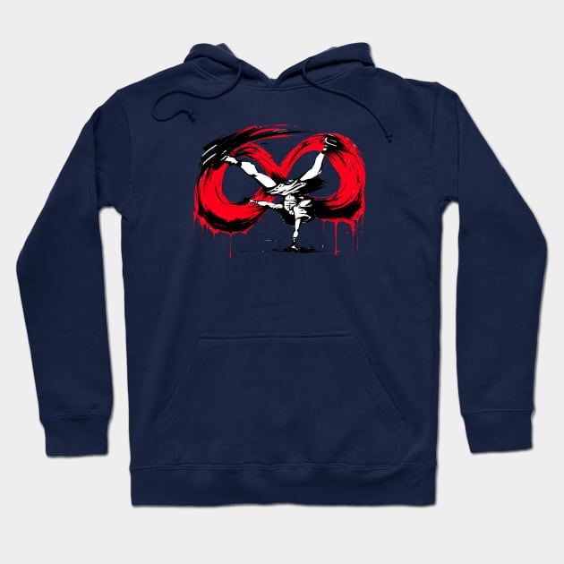 Infinite Mugen Hoodie by BlackWhiteRed